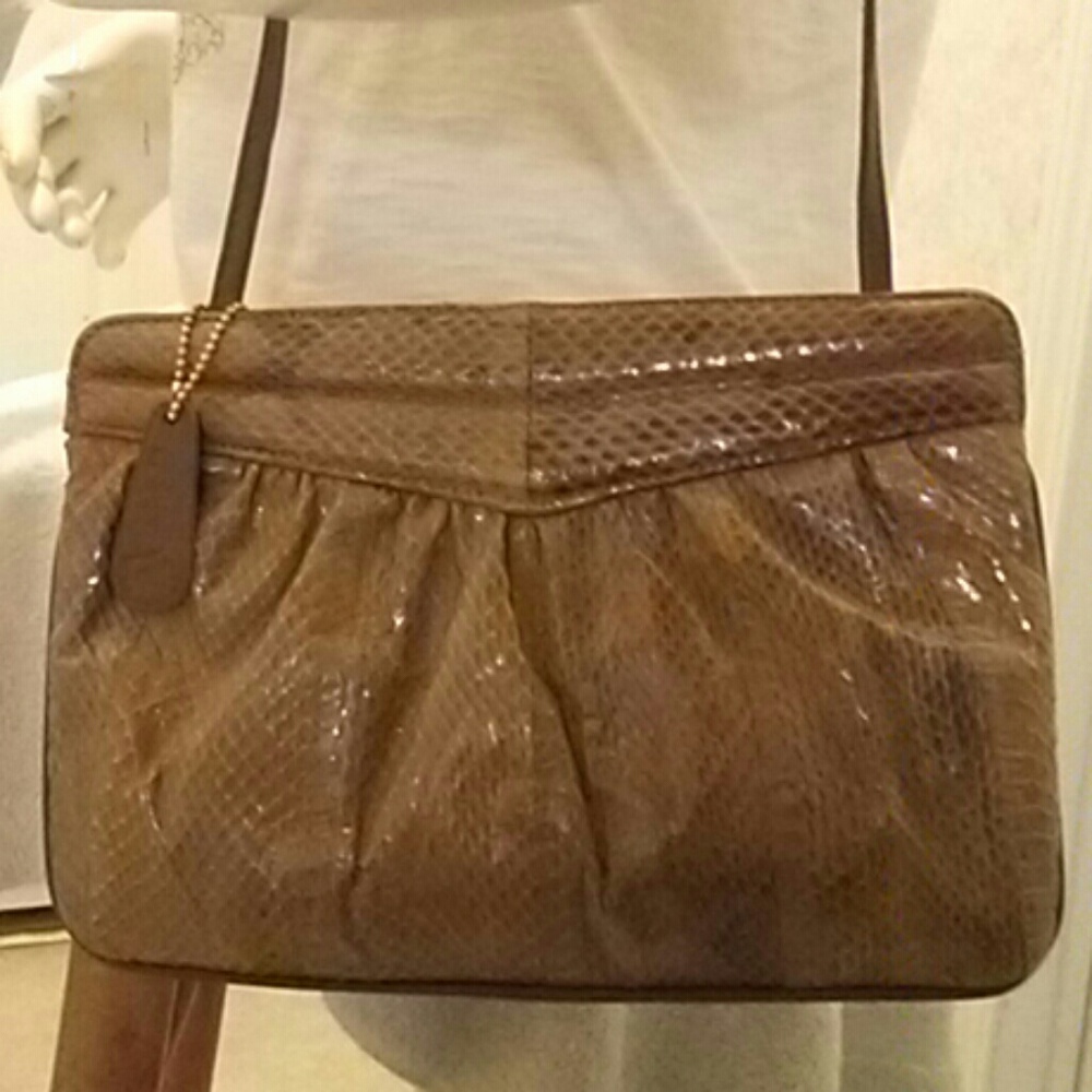 Aspects Snake Print Shoulder Bag